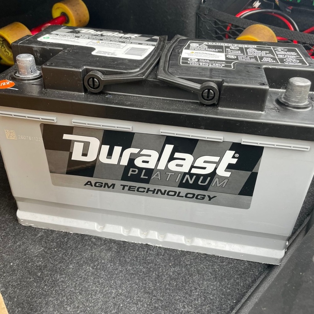 Duralast Platinum AGM technology. MSRP $251.99. Brand new doesn’t fit my car.